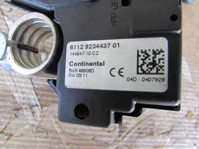 BMW Negative Batter Cable w/ IBS Intelligent Battery Sensor 61129234437 F01 F10 F12 5, 6, 7, X Series6